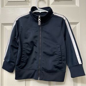Carter’s Toddler Boys Black Full Zip Up Track Jacket Size 3T